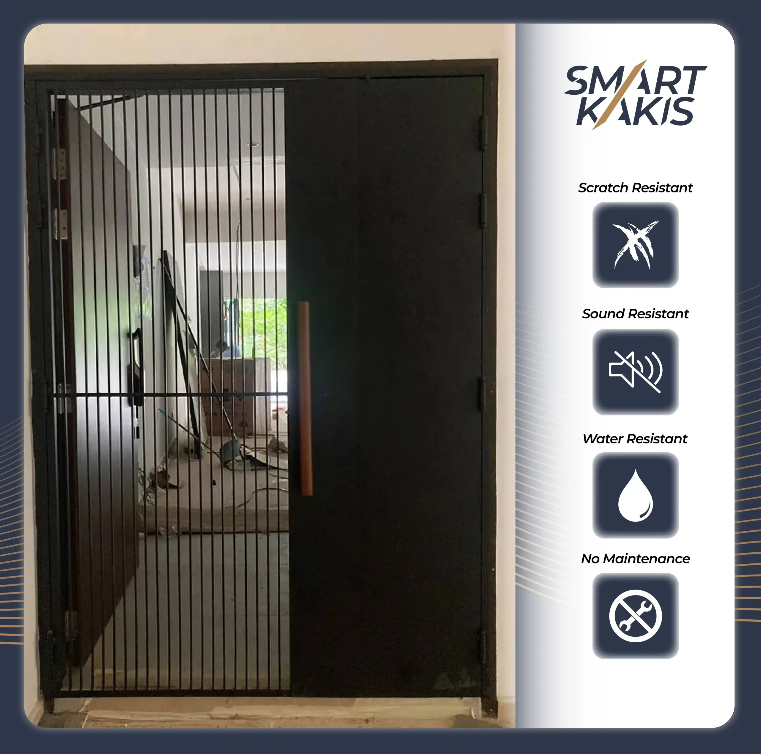 Custom Mild Steel Metal Gate | CMSG-015