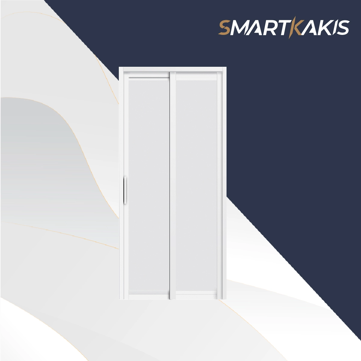 Aluminum Frame Slide & Swing Toilet Door | SD-2001 - Image 7