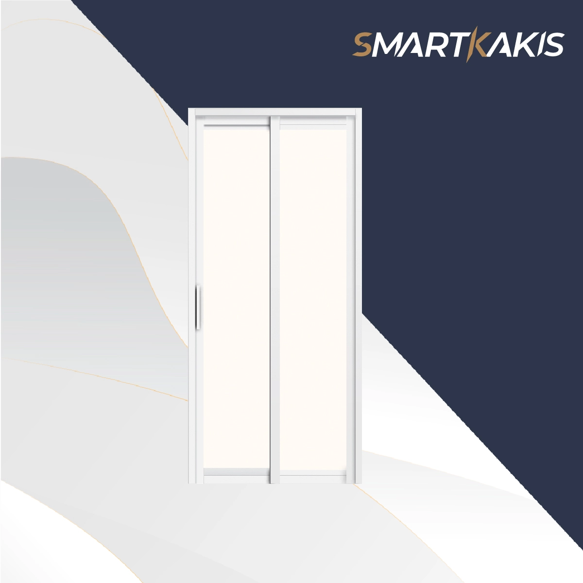 Aluminum Frame Slide & Swing Toilet Door | SD-2001 - Image 6