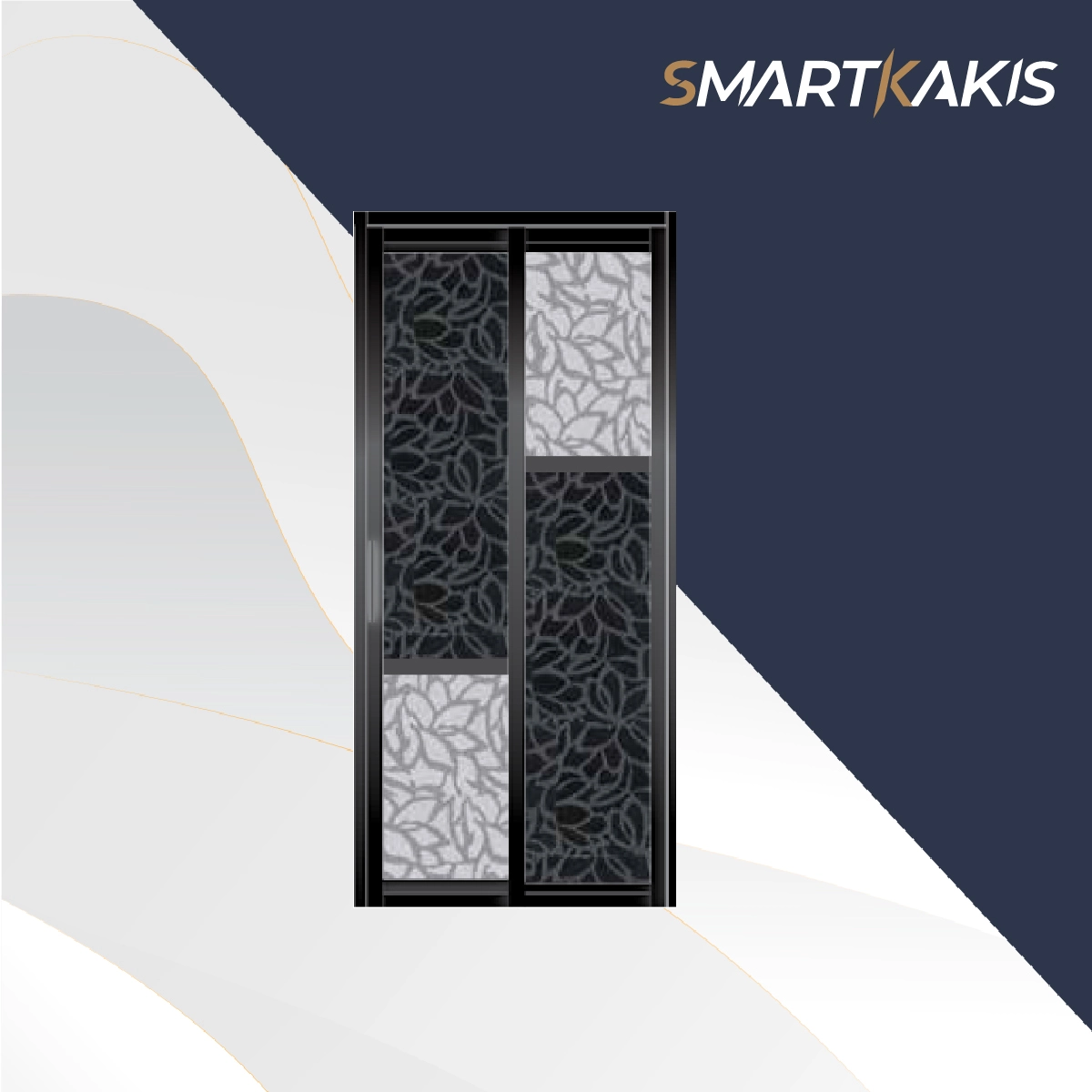 Aluminum Frame Slide & Swing Toilet Door | SD-2005