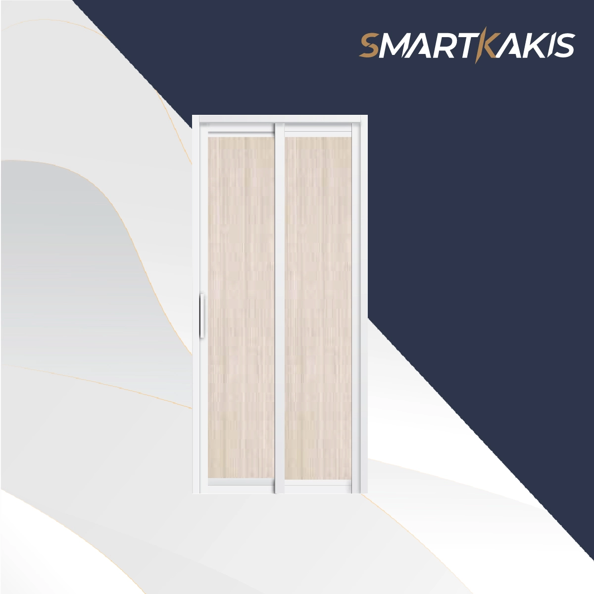 Aluminum Frame Slide & Swing Toilet Door | SD-7002 - Image 7