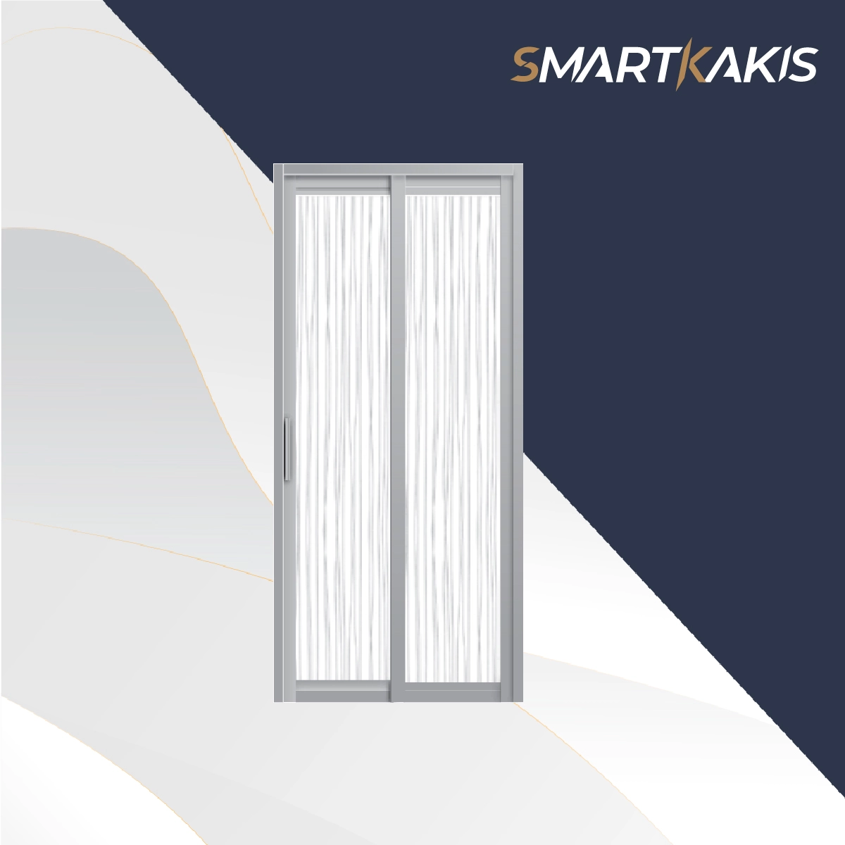 Aluminum Frame Slide & Swing Toilet Door | SD-7002 - Image 6