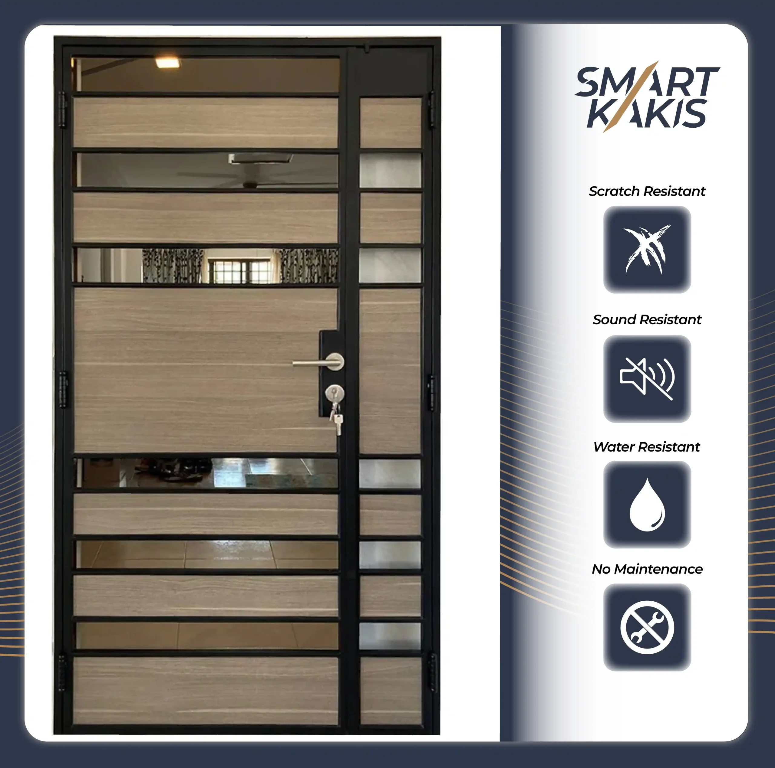 Mild Steel Laminate Gate | LG01