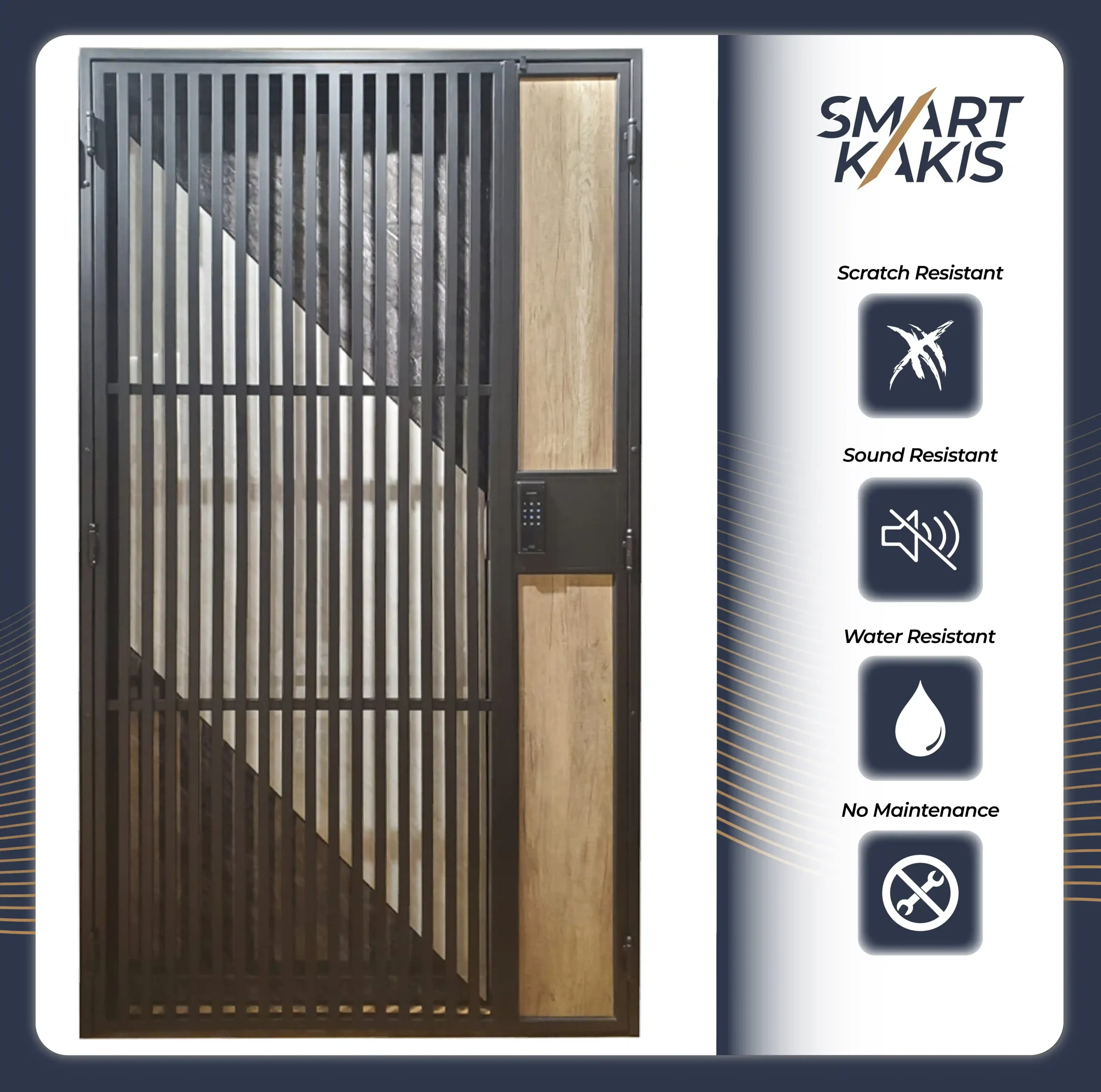 Mild Steel Laminate Gate | LG08