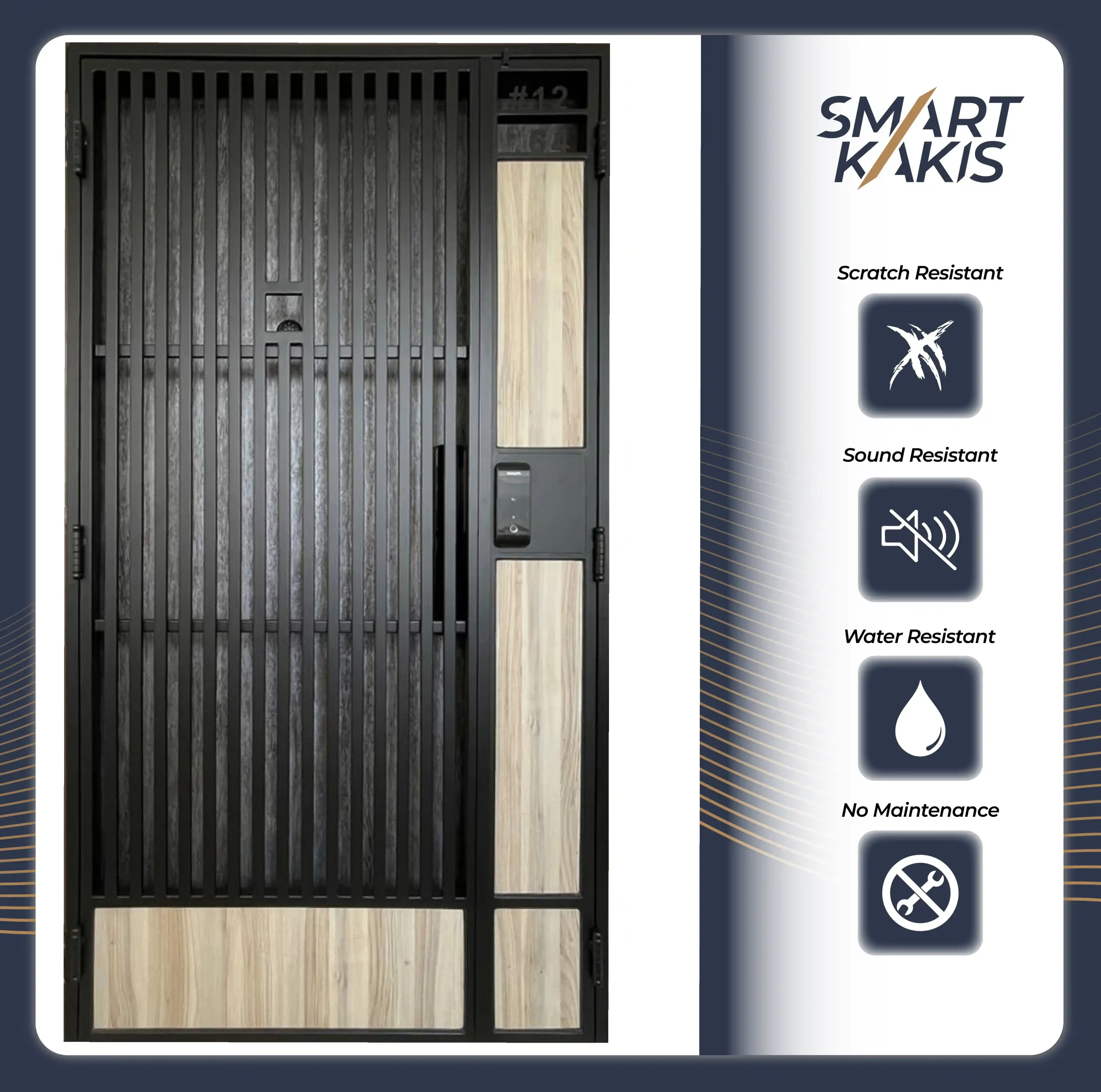 Mild Steel Laminate Gate | LG27