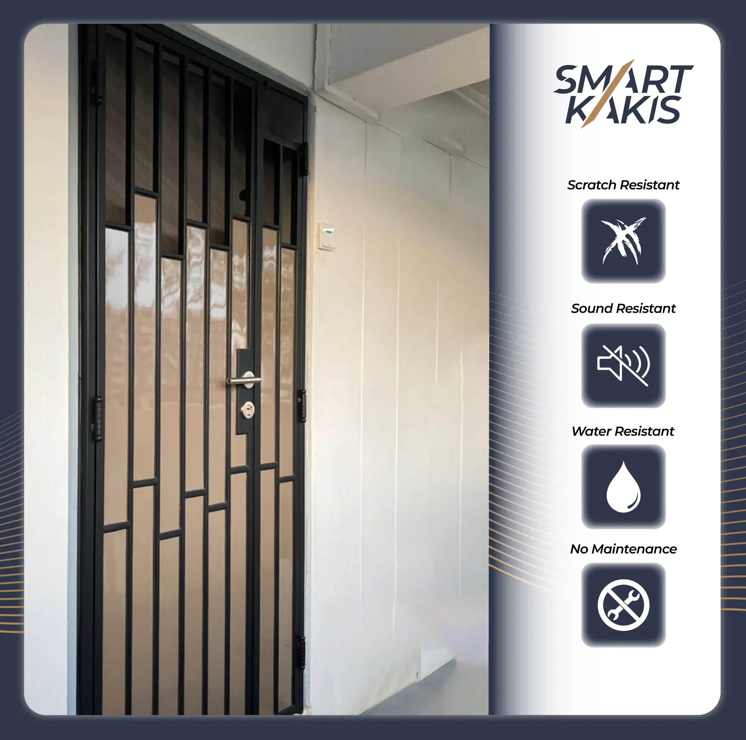 Mild Steel Laminate Gate | LG35