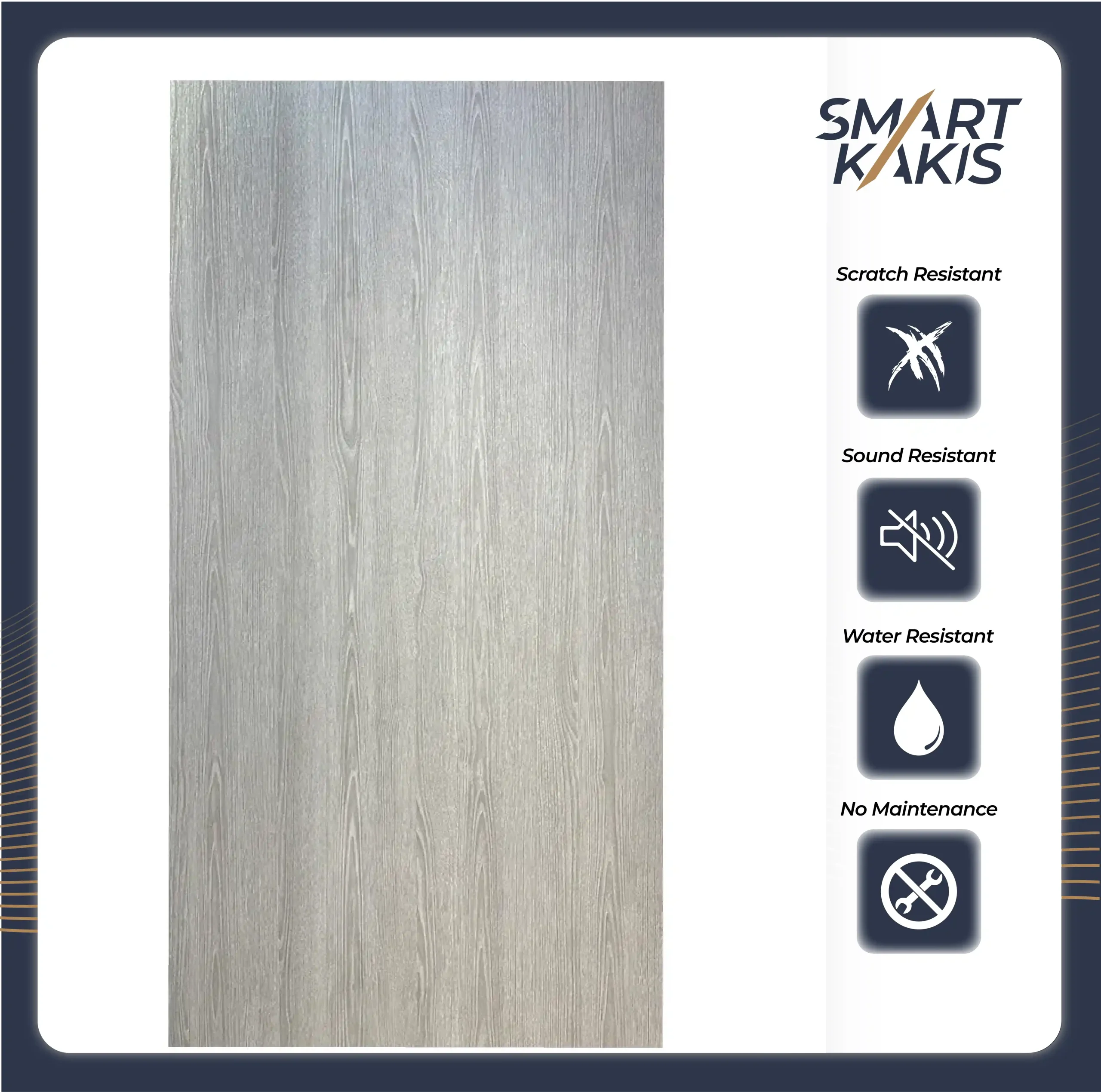 Full Solid Single Tone Laminate Bedroom Door | STBD-13