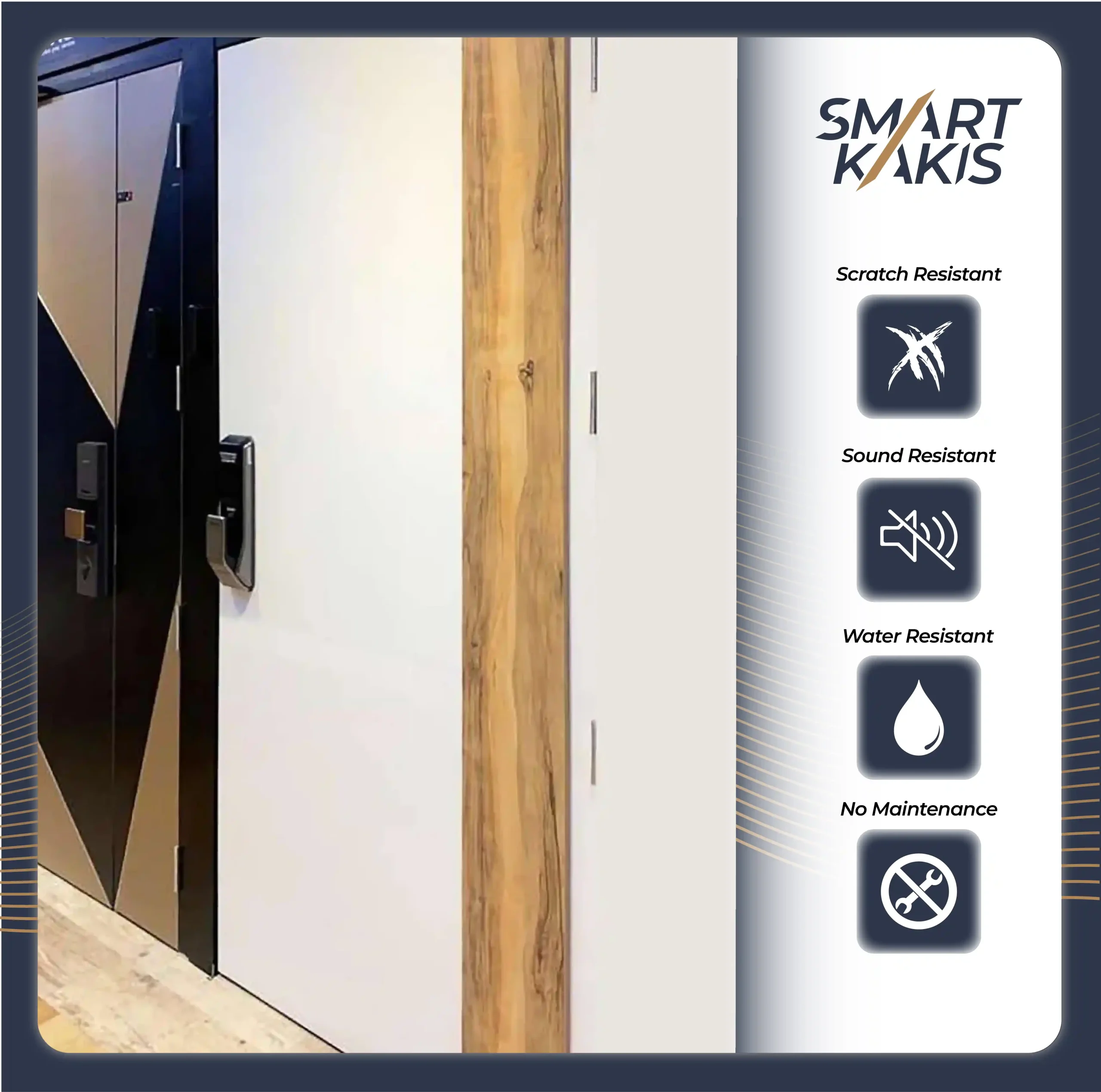 3D Design Laminate Interior Door | 3D-106