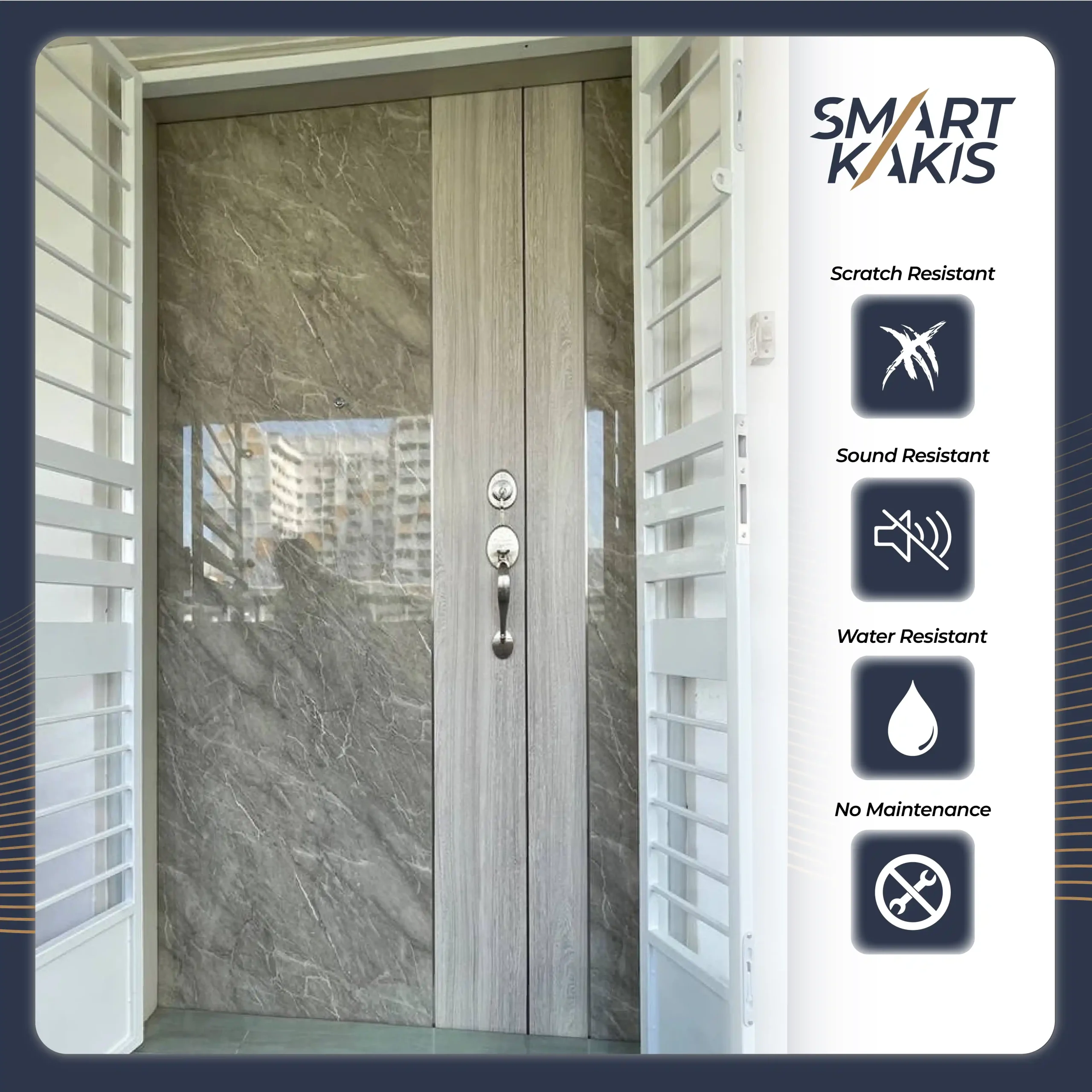 Dual Tone Laminate Main Door | TTLM - 02