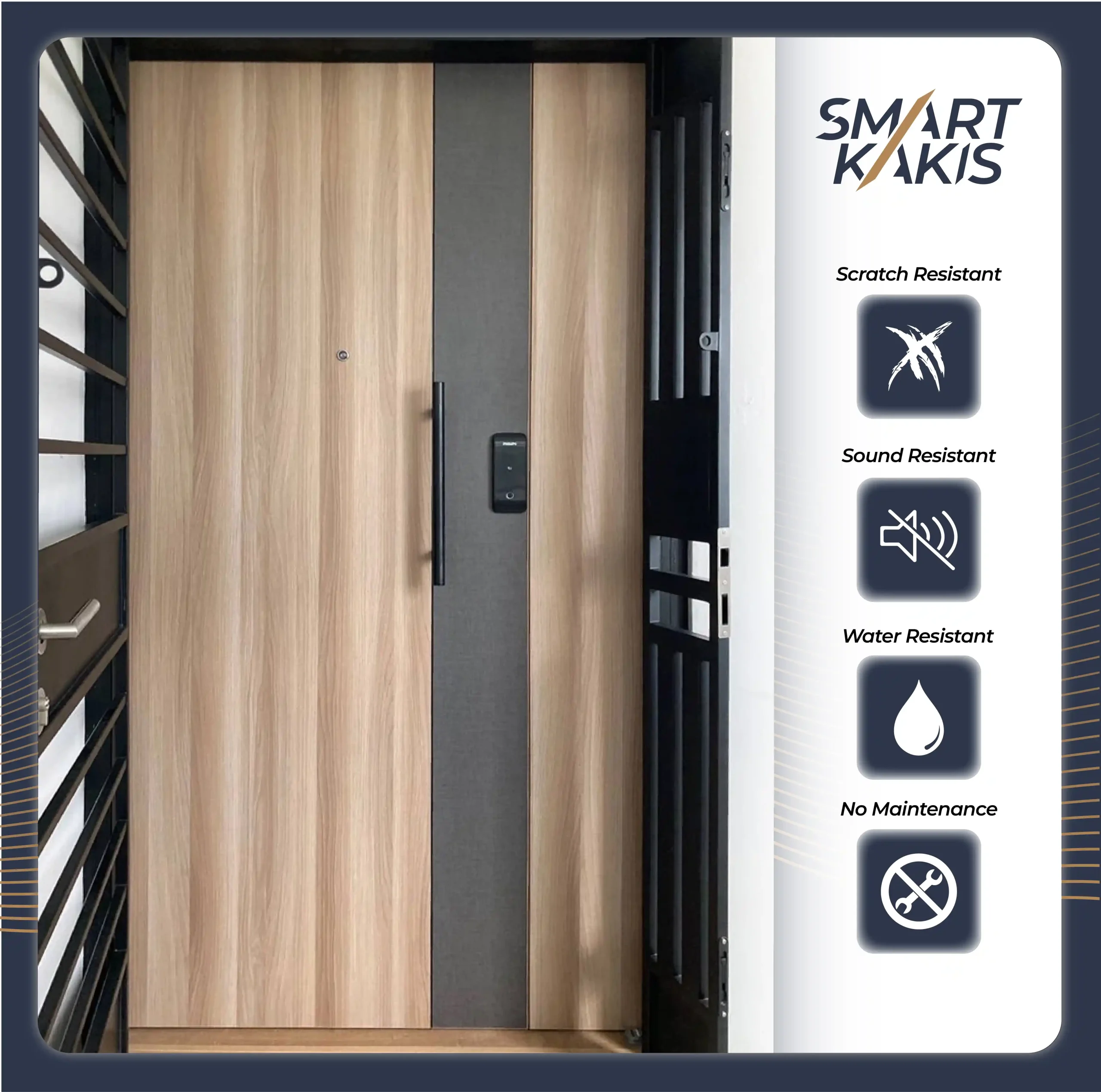 Dual Tone Laminate Main Door | TTLM - 05
