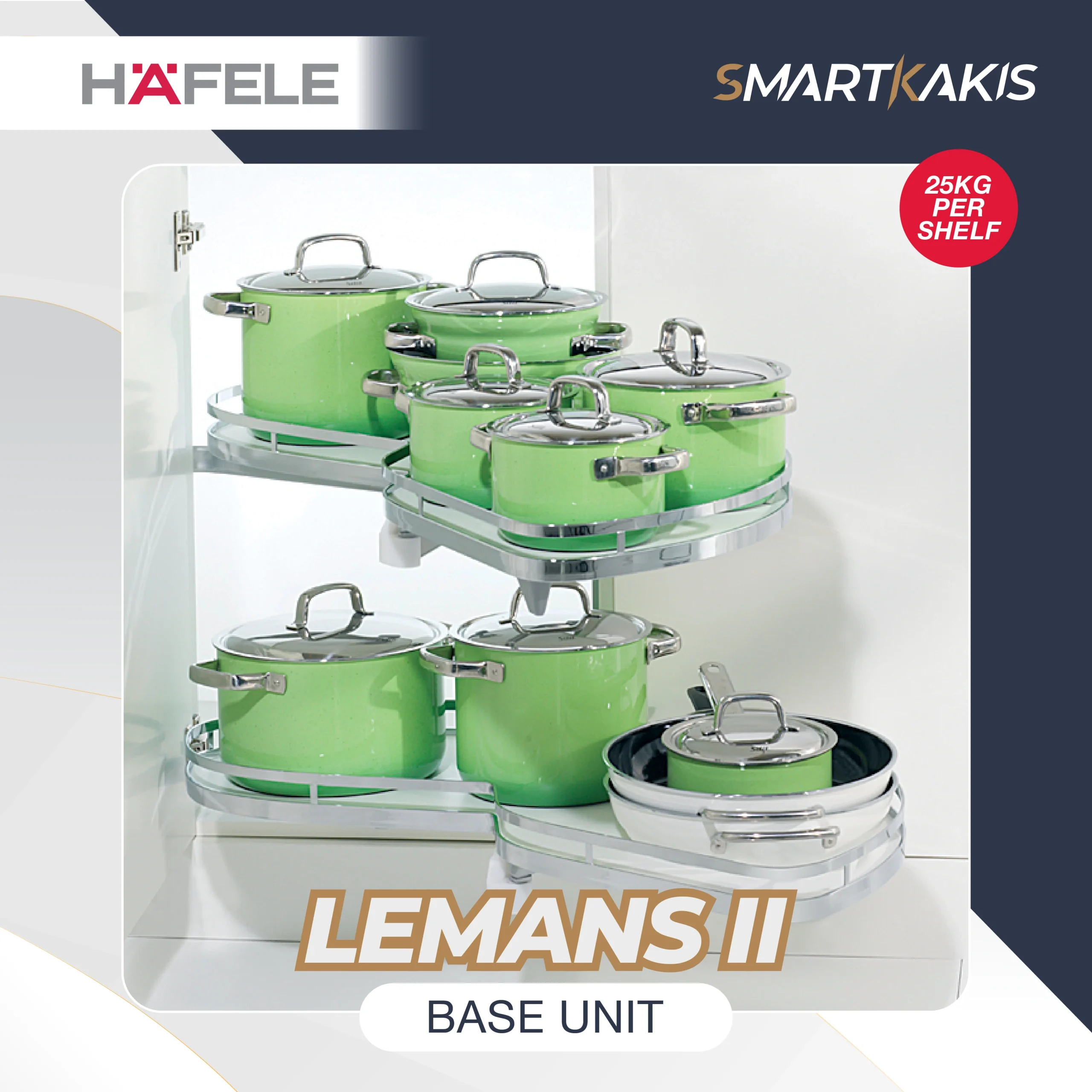 Hafele Lemans II Corner Base Unit
