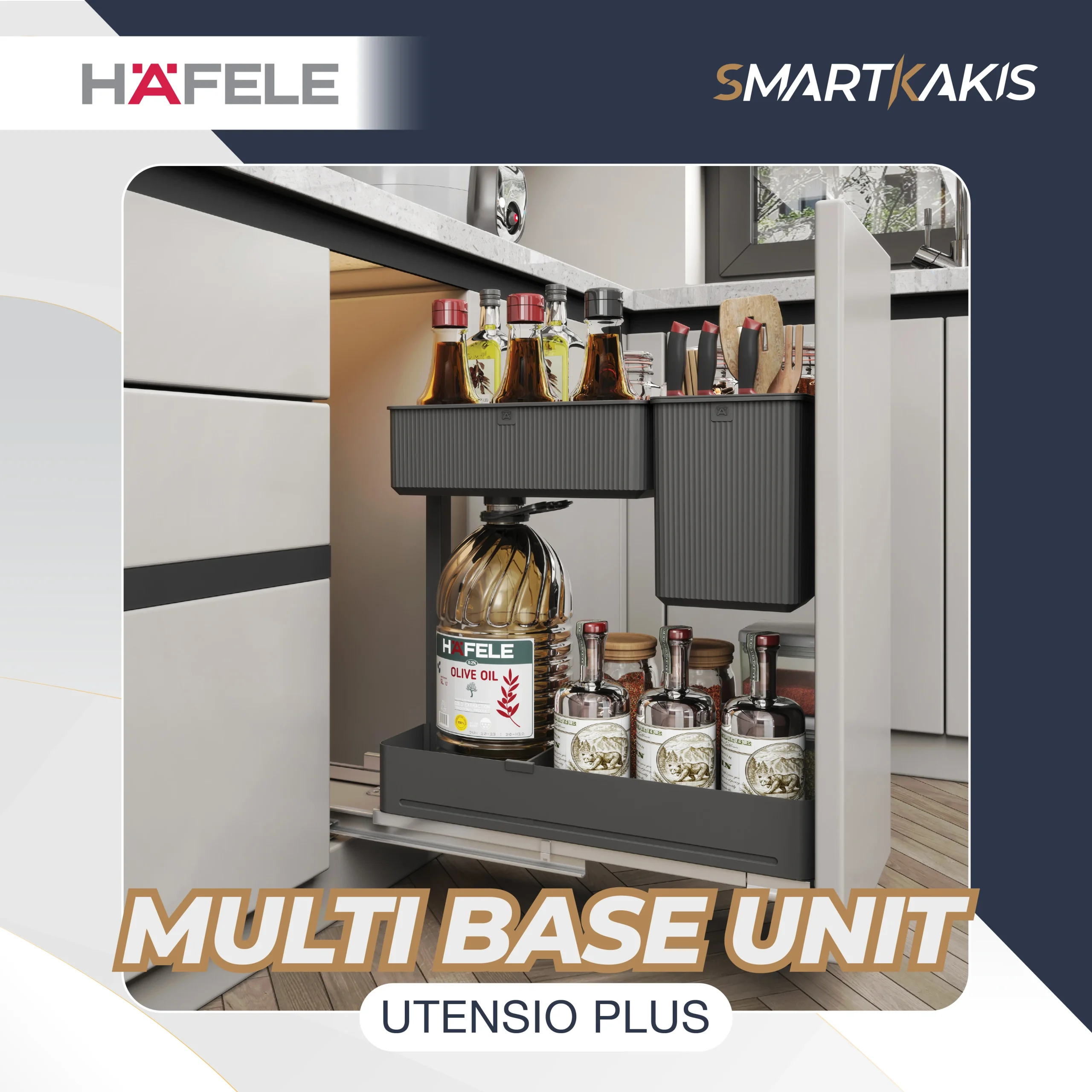 Hafele Utensio Plus H2 Multi Base Unit